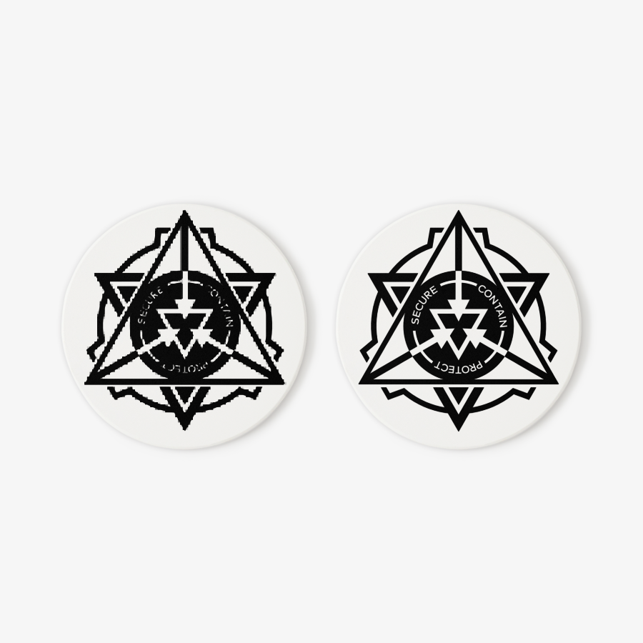 Round Diatomite Coaster (2 for 1)