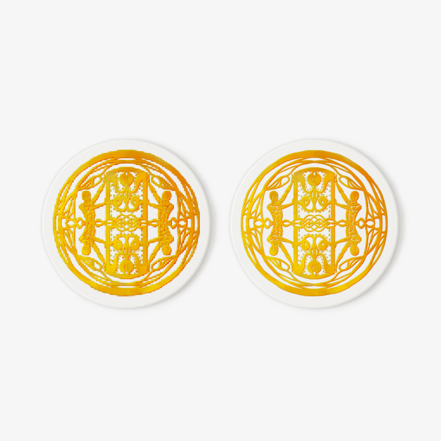 Round Diatomite Coaster (2 for 1)